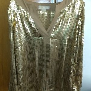 Womens Sequined Shirt